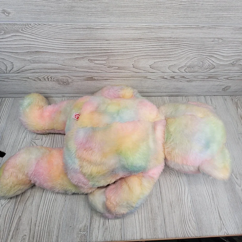 Ty Beanie Buddies‎ Rainbow Tie Dye Peace Bear Lg Plush Stuffed Animal 1999 28